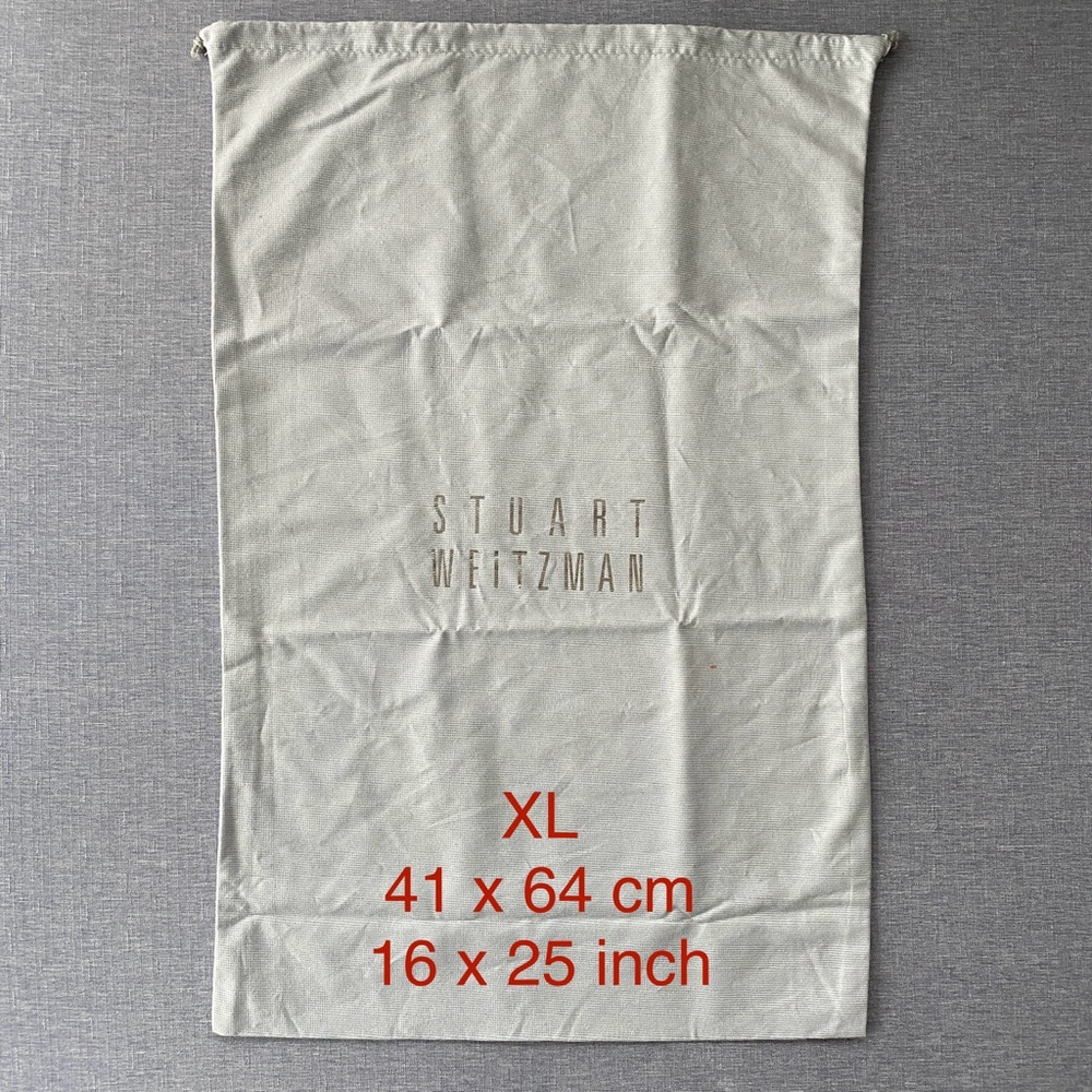 XL - Stuart Weitzman | Large Boot Drawstring Dust Bag - Storage Gift